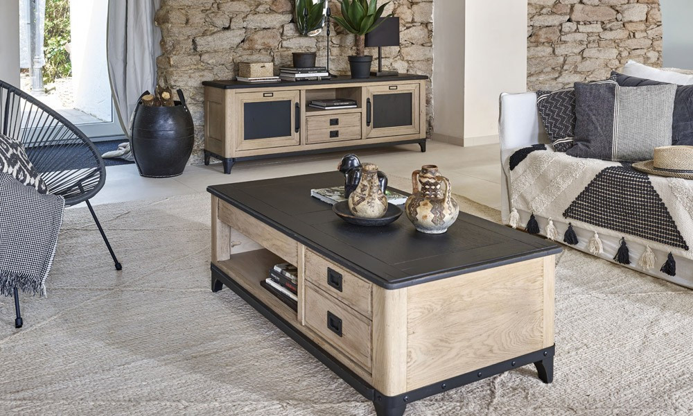 INDUS - Table basse dinette 