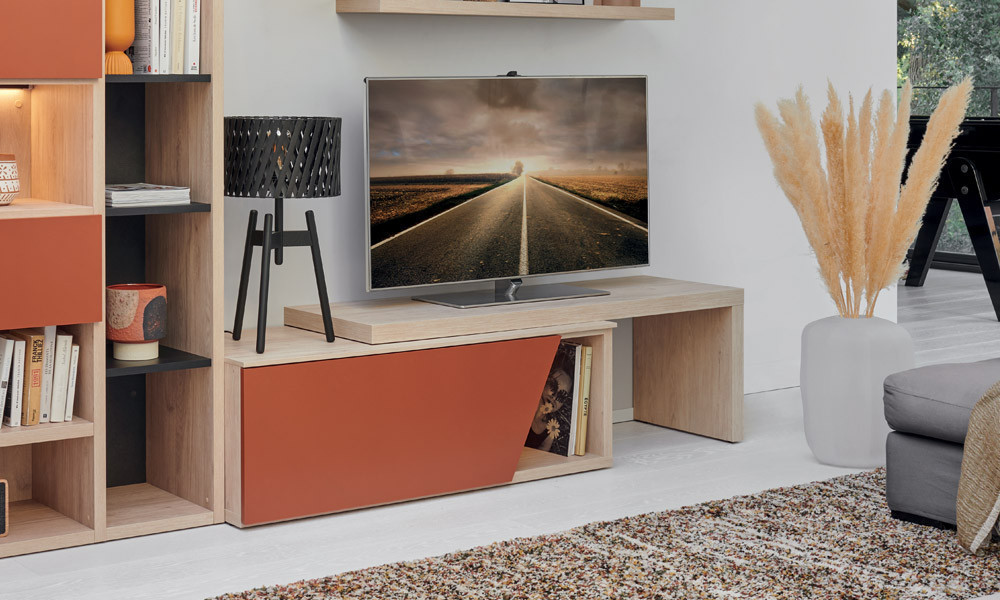 OBLIK - Meuble TV sans surmeuble extensible