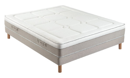 UTOPIE - Matelas mousse Bultex Nano 35kg/m3 + mousse à mémoire 