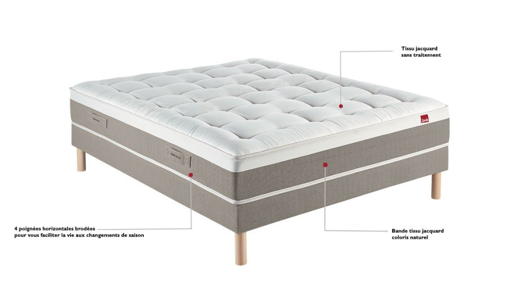 GAYA - Matelas ressorts et latex 