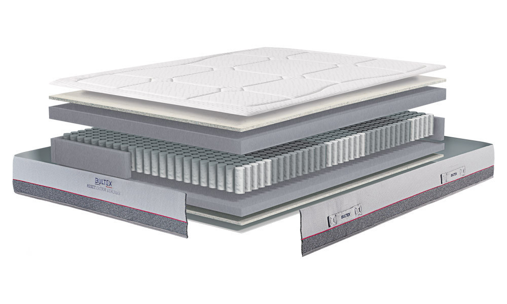 RESET EXTRA STRONG - Matelas ressorts et mousse Bultex Nano 38kg/m3 