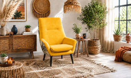 CARINE- Fauteuil Deco avec...